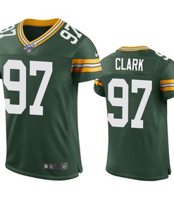 Green Bay Packers Kenny Clark Green 100th Season Vapor Elite Jersey