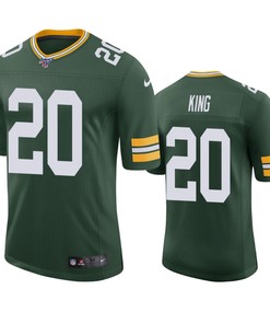 Green Bay Packers Kevin King Green 100th Season Vapor Limited Jersey