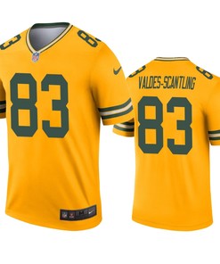 Green Bay Packers Marquez Valdes-scantling Gold Inverted Legend Jersey