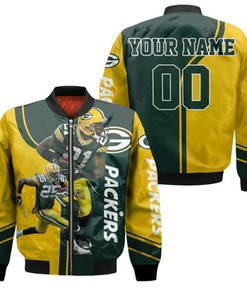 Green Bay Packers Nfc Noth Champions Darnell Savage Will Redmond Personalized Bomber Jacket Model 2348