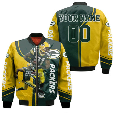 Green Bay Packers Nfc Noth Champions Darnell Savage Will Redmond Personalized Bomber Jacket Model 2348