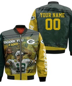 Green Bay Packers Nfc Noth Champions Thank You Fans The Pack Is Bad Personalized Bomber Jacket Model 2362