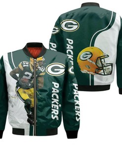Green Bay Packers Nfc Noth Division Champions Haha Clinton Dix Bomber Jacket Model 2370