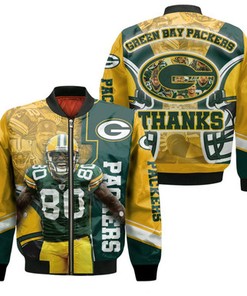 Green Bay Packers Nfl 2020 Season Donald Driver Great Player Best Team Bomber Jacket Model 2377