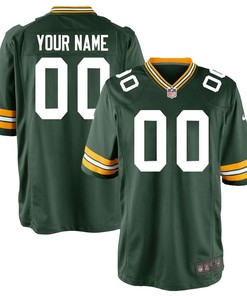 Green Bay Packers Nike Custom Game Jersey - Green