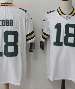 Green Bay Packers Randall Cobb Ii #18 2020 Nfl White Jersey Jersey