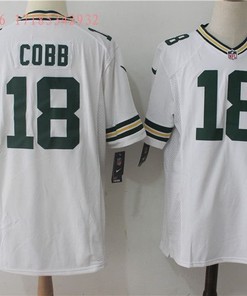 Green Bay Packers Randall Cobb Ii #18 2020 Nfl White Jersey Jersey