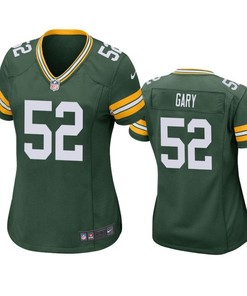 Green Bay Packers Rashan Gary 2019 Nfl Draft Green Game Womens Jersey