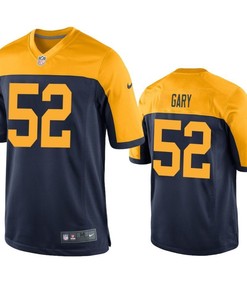 Green Bay Packers Rashan Gary 2019 Nfl Draft Navy Game Jersey