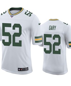 Green Bay Packers Rashan Gary White 100th Season Vapor Limited Jersey