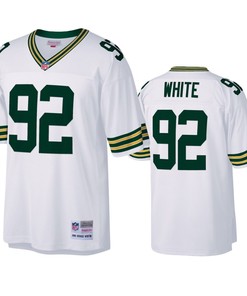 Green Bay Packers Reggie White White Legacy Replica Jersey