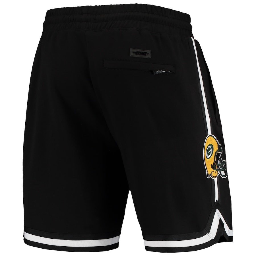 Green Bay Packers Team Standard Core Shorts - Black