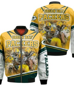 Green Bay Packers Unity Legendary Team Champions Nfl 2020 Season Nfc North Winner Bomber Jacket Model 2421