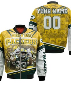 Green Bay Packers Winners Legends Nfl Champions Nfc North Winner Personalized Bomber Jacket Model 2426