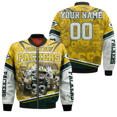 Green Bay Packers Winners Legends Nfl Champions Nfc North Winner Personalized Bomber Jacket Model 2426