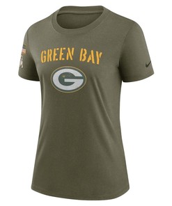 Green Bay Packers Women's 2022 Salute To Service Legend T-Shirt - Olive