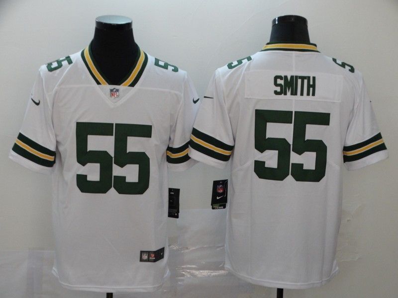 Green Bay Packers Zadarius Smith #55 Nfl 2020 White Jersey