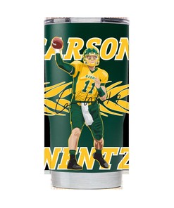 Green Carson Wentz Tumbler - A Fan Favorite