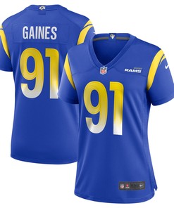 Greg Gaines Los Angeles Rams Womens Game Jersey - Royal Nfl