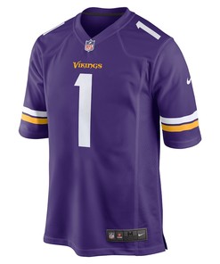 Greg Joseph 1 Minnesota Vikings Game Jersey - Purple
