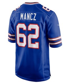 Greg Mancz 62 Buffalo Bills Game Jersey - Royal