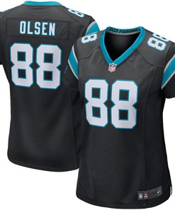 Greg Olsen Carolina Panthers Nike Womens Game Jersey - Black
