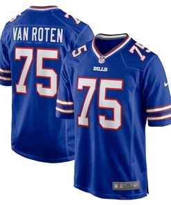 Greg Van Roten Buffalo Bills Game Player Jersey - Royal