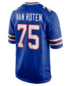 Greg Van Roten Buffalo Bills Game Player Jersey - Royal