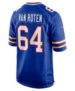 Greg Van Roten Buffalo Bills Player Game Jersey - Royal