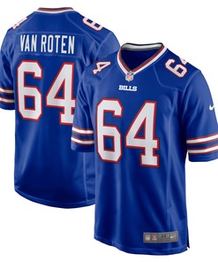 Greg Van Roten Buffalo Bills Player Game Jersey - Royal Nfl