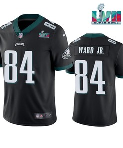 Greg Ward 84 Philadelphia Eagles Super Bowl LVII Vapor Limited Men Jersey - Black