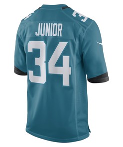 Gregory Junior Jacksonville Jaguars Team Game Player Jersey - Teal