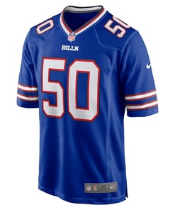 Gregory Rousseau 50 Buffalo Bills Game Player Jersey - Royal