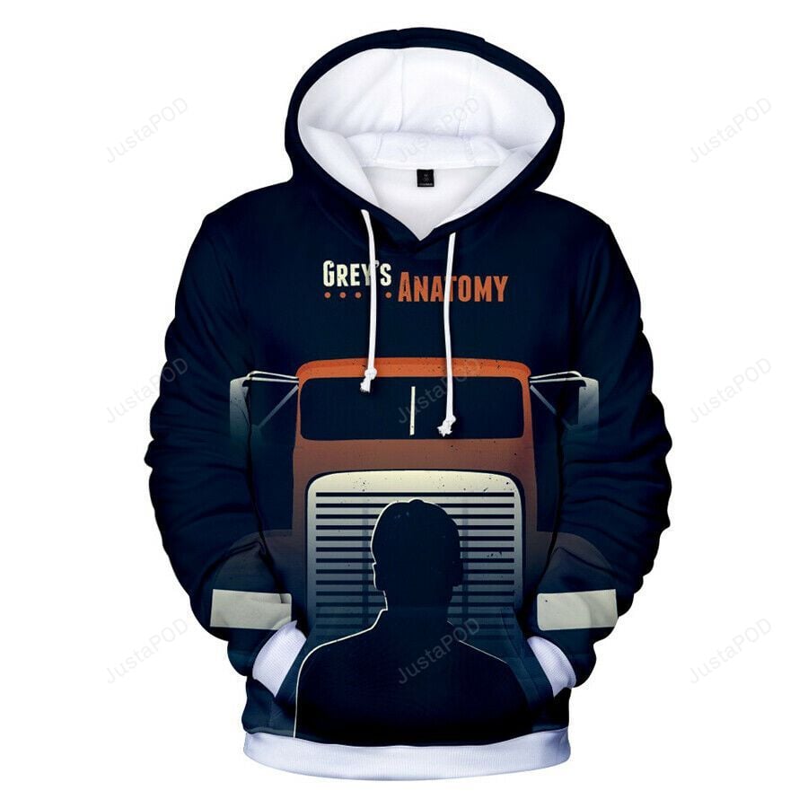 Grey'S Anatomy Style 3 3D Printed Hoodie