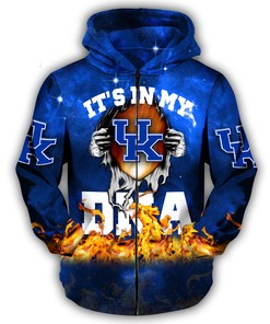 Groot Hug Kentucky Wildcats It's In My Dna All Over Print Hoodie