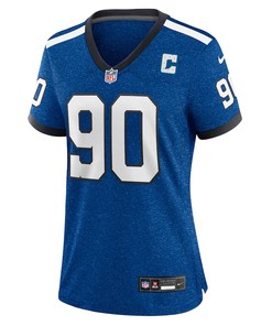 Grover Stewart 90 Indianapolis Colts Indiana Nights Alternate Game Women Jersey - Royal