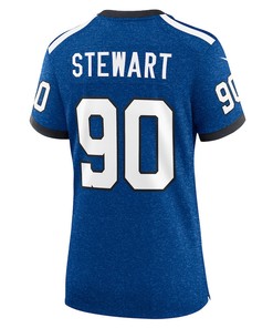 Grover Stewart 90 Indianapolis Colts Indiana Nights Alternate Game Women Jersey - Royal