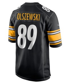 Gunner Olszewski Pittsburgh Steelers Game Player Jersey - Black