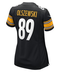 Gunner Olszewski Pittsburgh Steelers Women's Game Player Jersey - Black