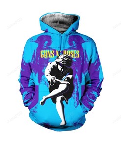 Guns N' Roses 3D Hoodie Zip Hoodie