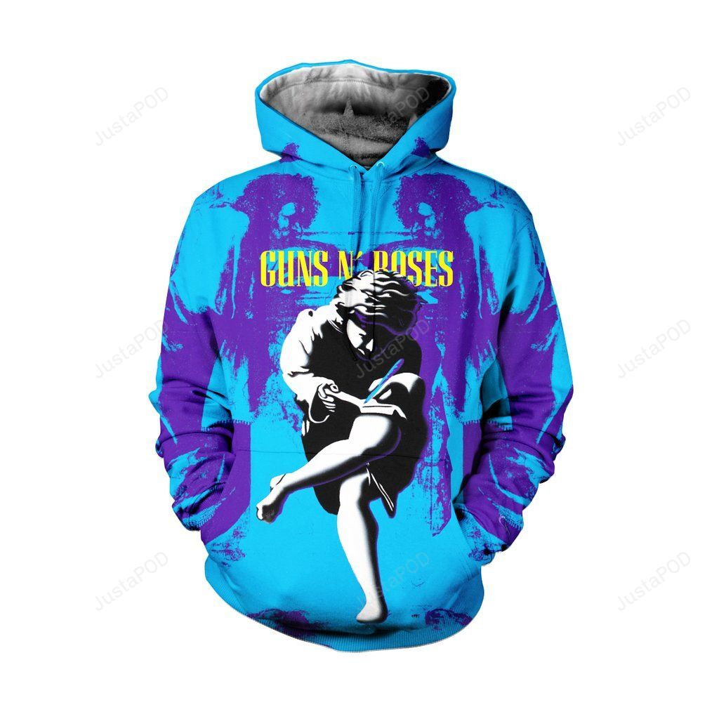 Guns N' Roses 3D Hoodie Zip Hoodie