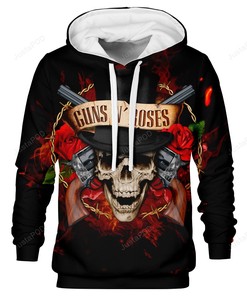 Guns N' Roses 3D Hoodie Zip Hoodie 010