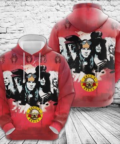 Guns N' Roses 3D Hoodie Zip Hoodie 04