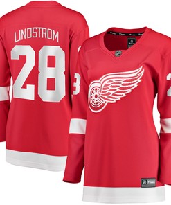 Gustav Lindstrom Detroit Red Wings Fanatics Branded Womens Home Breakaway Player Jersey - Red Nhl