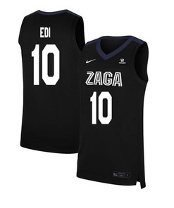 Guy Edi 10 Gonzaga Bulldogs Elite Basketball Men Jersey - Black