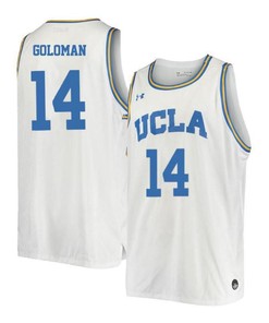 Gyorgy Goloman 14 UCLA Bruins Retro Elite Basketball Men Jersey - White