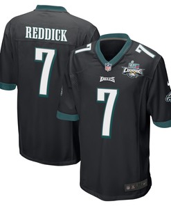 Haason Reddick 7 Philadelphia Eagles Super Bowl LVII Champions 2 Stars Men Game Jersey - Black