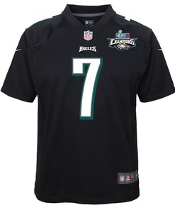 Haason Reddick 7 Philadelphia Eagles Super Bowl LVII Champions 2 Stars Youth Game Jersey - Black