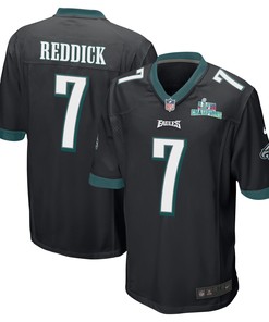 Haason Reddick 7 Philadelphia Eagles Super Bowl LVII Champions Men Game Jersey - Black