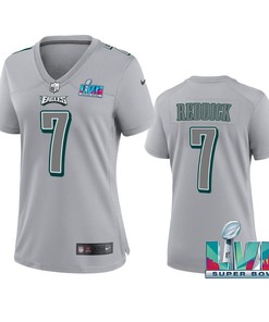 Haason Reddick 7 Philadelphia Eagles Super Bowl LVII Game Jersey - Women Gray